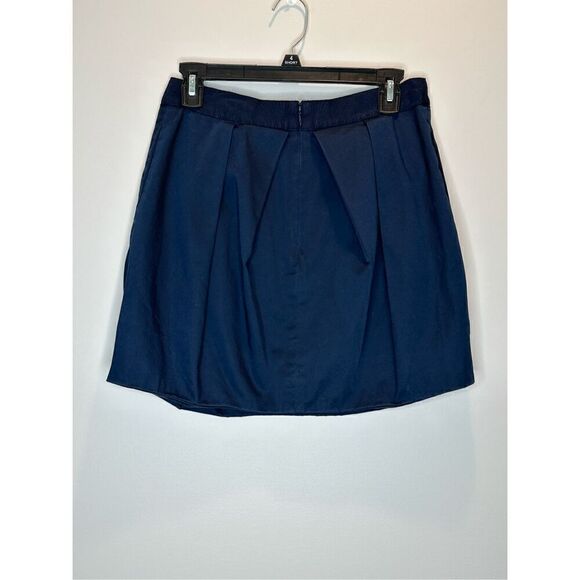 J. Crew Navy Blue Tulip Skirt Size 8 - Picture 5 of 7
